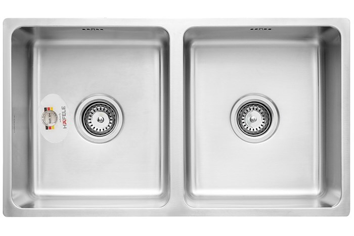Chậu rửa chén 2 ngăn inox Hafele HS19-SSN2S90S (567.23.020) Màu Inox