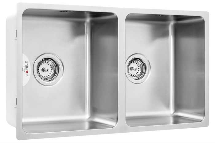 Chậu rửa chén 2 ngăn inox Hafele HS19-SSN2S90S (567.23.020) Màu Inox