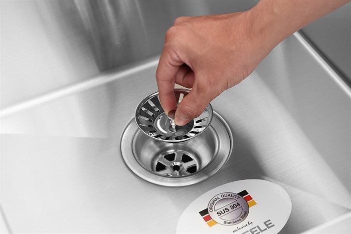 Chậu rửa chén 1 ngăn 1 cánh inox Hafele HS21-SSD1S60 (567.94.010) Màu Inox