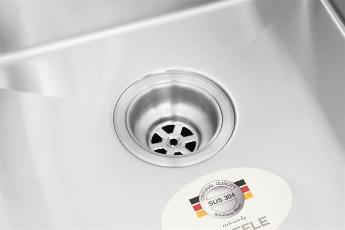 Chậu rửa chén 1 ngăn 1 cánh inox Hafele HS21-SSD1S60 (567.94.010) Màu Inox