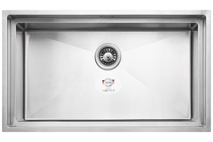 Chậu rửa chén 1 ngăn inox Hafele HS21-SSN1S90 (567.94.020) Màu Inox