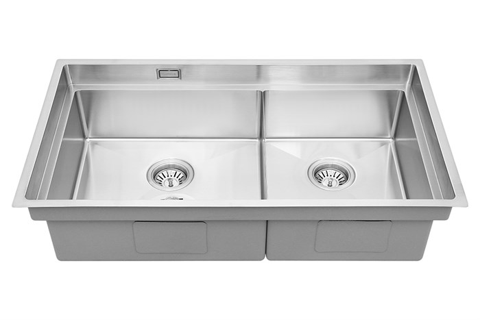 Chậu rửa chén 2 ngăn inox Hafele HS21-SSN2S90 (567.94.030) Màu Inox