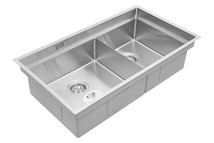 Chậu rửa chén 2 ngăn inox Hafele HS21-SSN2S90 (567.94.030) Màu Inox