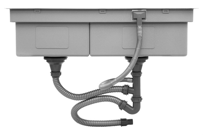 Chậu rửa chén 2 ngăn inox Hafele HS21-SSN2S90 (567.94.030) Màu Inox