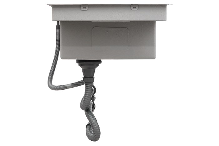 Chậu rửa chén 2 ngăn 1 cánh inox Hafele HS21-SSD2S90M (567.94.040) Màu Inox