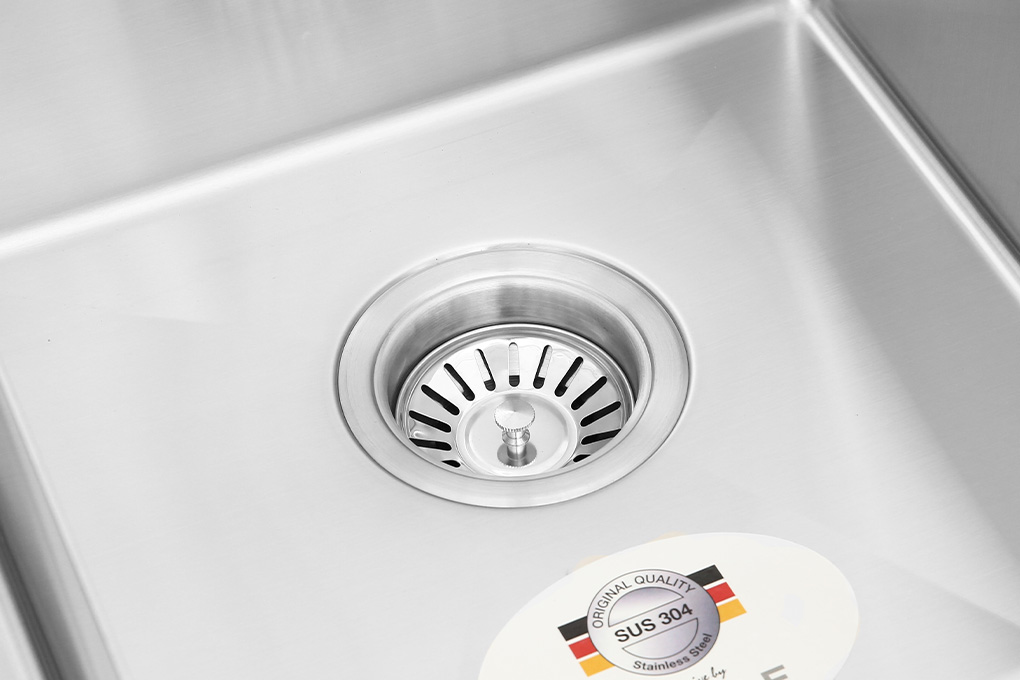 Chậu rửa chén 2 ngăn 1 cánh inox Hafele HS21-SSD2S90M (567.94.040) Màu Inox