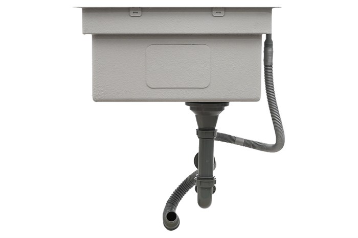 Chậu rửa chén 2 ngăn 1 cánh inox Hafele HS21-SSD2S90M (567.94.040) Màu Inox