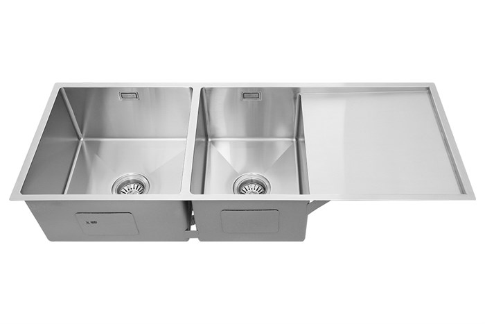 Chậu rửa chén 2 ngăn 1 cánh inox Hafele HS21-SSD2S90L (567.94.050)