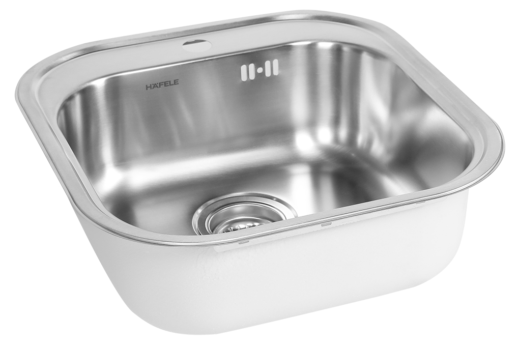 Chậu rửa chén 1 ngăn inox Hafele HS19-SSN1R50 (567.23.083) Màu Inox