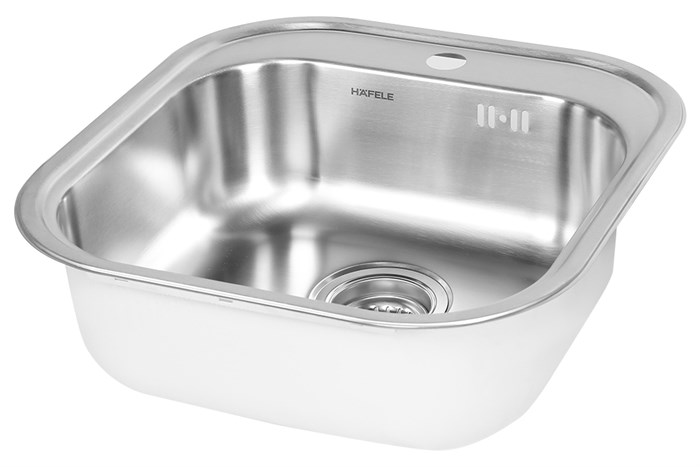 Chậu rửa chén 1 ngăn inox Hafele HS19-SSN1R50 (567.23.083) Màu Inox