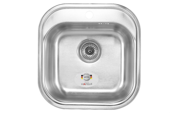 Chậu rửa chén 1 ngăn inox Hafele HS19-SSN1R50 (567.23.083) Màu Inox