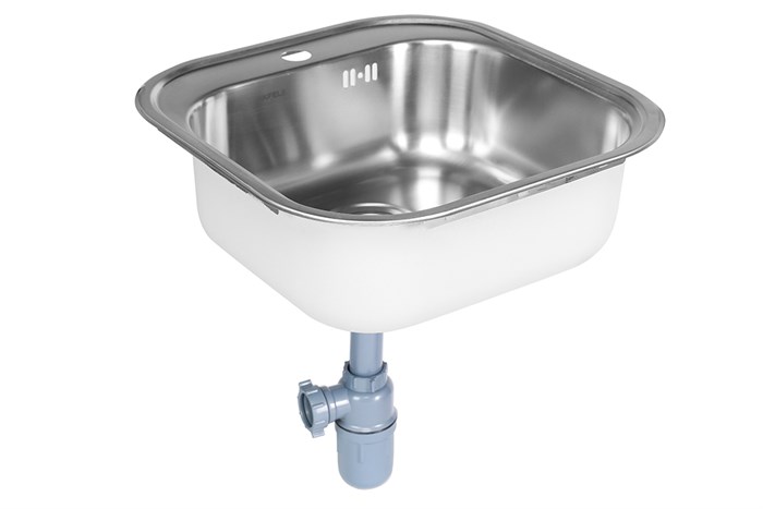 Chậu rửa chén 1 ngăn inox Hafele HS19-SSN1R50 (567.23.083) Màu Inox
