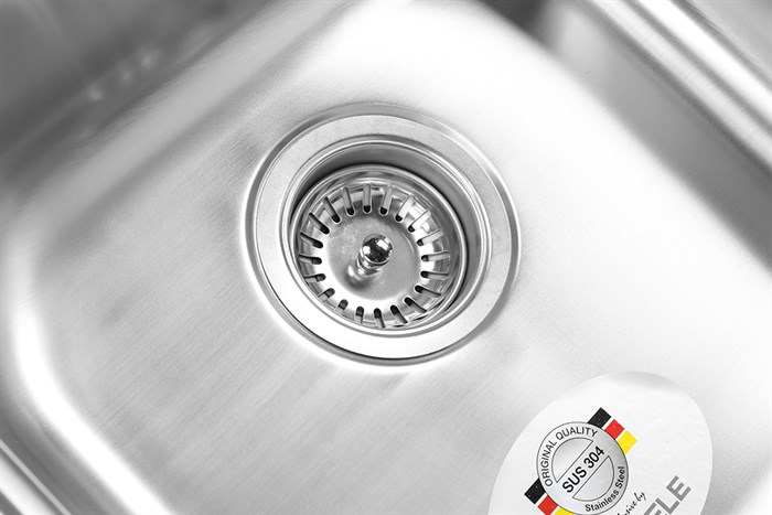 Chậu rửa chén 1 ngăn inox Hafele HS19-SSN1R50 (567.23.083) Màu Inox