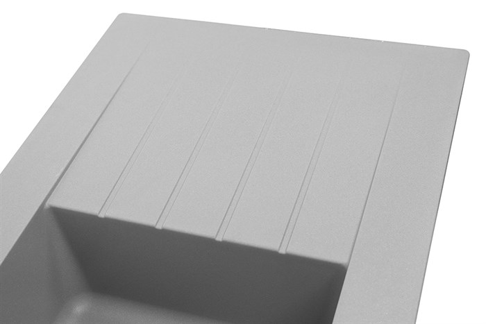 Chậu rửa chén 2 ngăn 1 cánh đá thạch anh Hafele HS19-GED2S80 Xám (570.35.570) Màu Xám