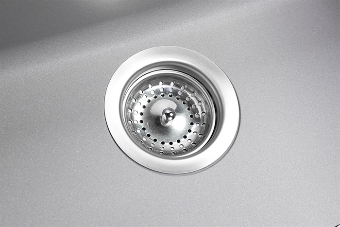 Chậu rửa chén 2 ngăn 1 cánh đá thạch anh Hafele HS19-GED2S80 Xám (570.35.570) Màu Xám