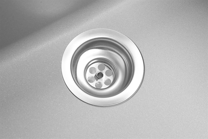 Chậu rửa chén 2 ngăn 1 cánh đá thạch anh Hafele HS19-GED2S80 Xám (570.35.570) Màu Xám