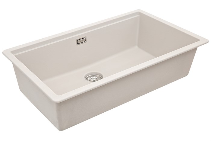 Chậu rửa chén 1 ngăn đá thạch anh Hafele HS20-GEN1S80 Kem (570.30.800) Màu Kem