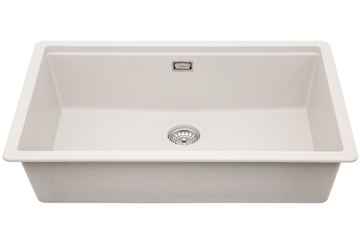 Chậu rửa chén 1 ngăn đá thạch anh Hafele HS20-GEN1S80 Kem (570.30.800)