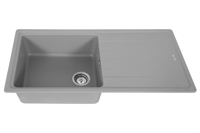 Chậu rửa chén 1 ngăn 1 cánh đá Hafele GED1S60 Xám