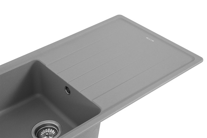 Chậu rửa chén 1 ngăn 1 cánh đá Hafele GED1S60 Xám Màu Xám