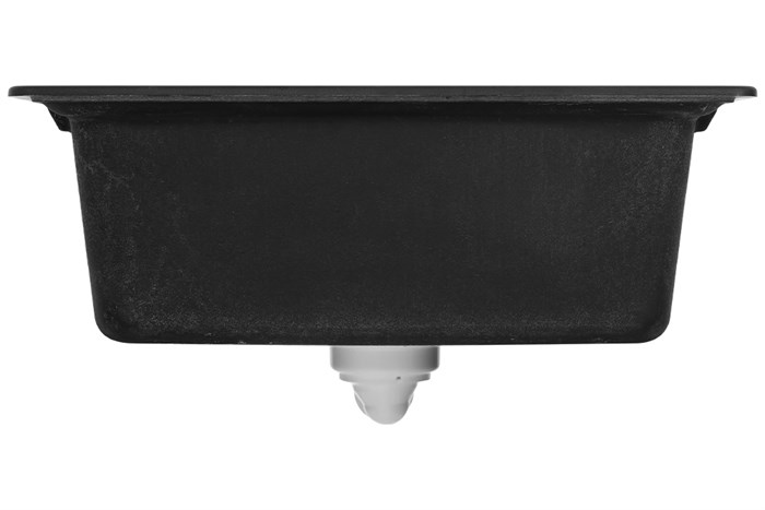 Chậu rửa chén 1 ngăn 1 cánh đá Hafele GED1S60 Đen Màu Đen