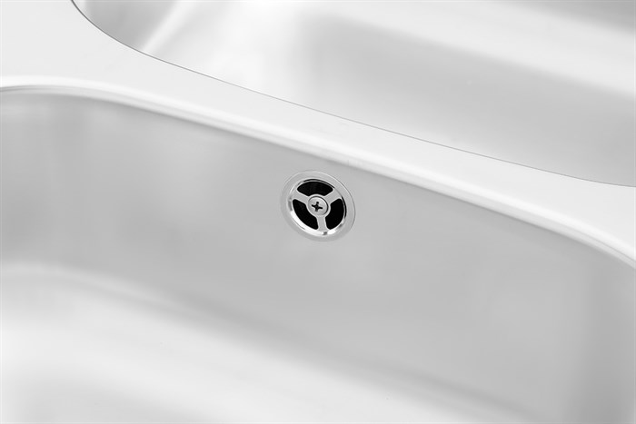 Chậu rửa chén 2 ngăn 1 cánh inox Teka Universe 80 T-XP 2B 1D REV 3½ Màu Inox