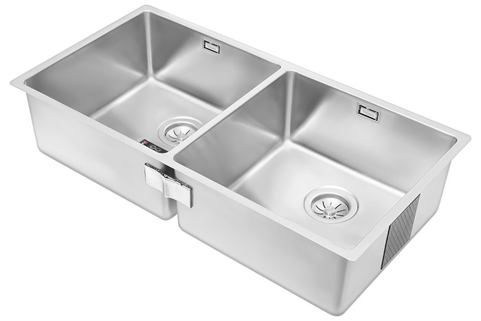 Chậu rửa chén 2 ngăn inox Teka BE LINEA RS15 2B 860 Màu Inox