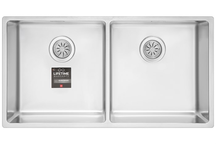 Chậu rửa chén 2 ngăn inox Teka BE LINEA RS15 2B 860 Màu Inox