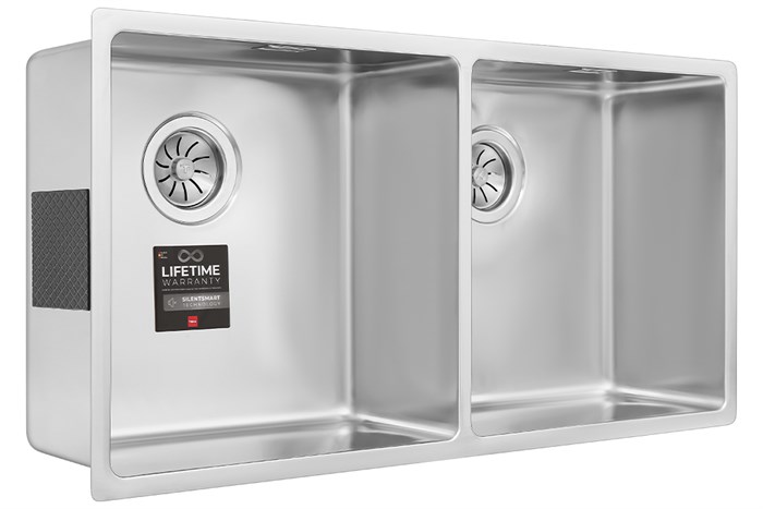 Chậu rửa chén 2 ngăn inox Teka BE LINEA RS15 2B 860 Màu Inox