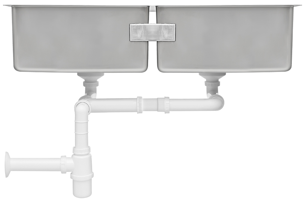 Chậu rửa chén 2 ngăn inox Teka BE LINEA RS15 2B 860 Màu Inox