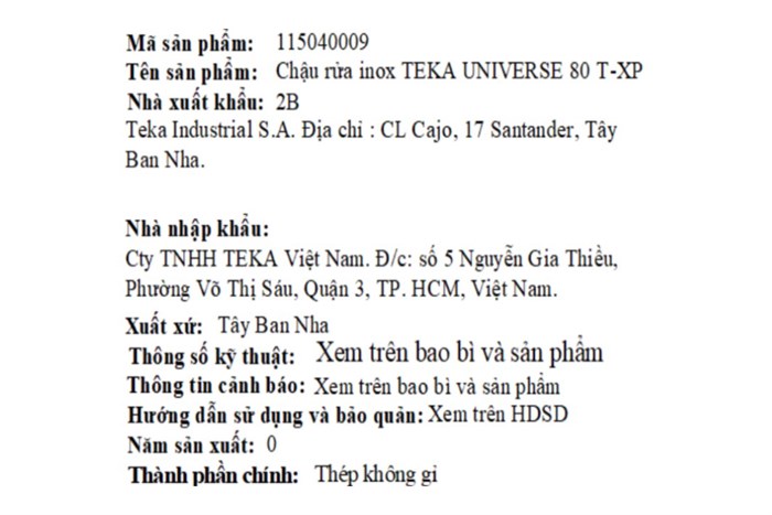 Chậu rửa chén 2 ngăn inox Teka UNIVERSE 80 T-XP 2B Màu Inox