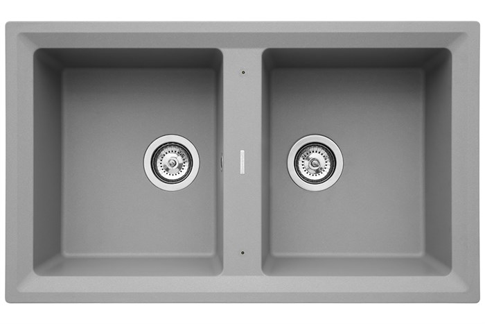 Chậu rửa chén 2 ngăn đá Teka STONE 90 B-TG 2B SS Màu Xám