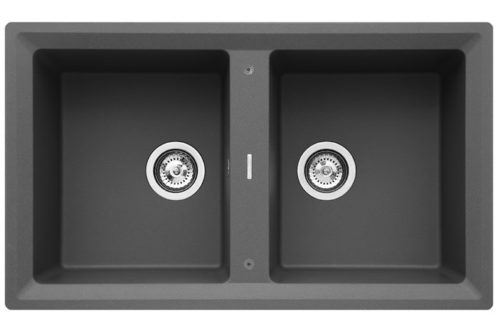 Chậu rửa chén 2 ngăn đá Teka STONE 90 B-TG 2B BK Màu Đen