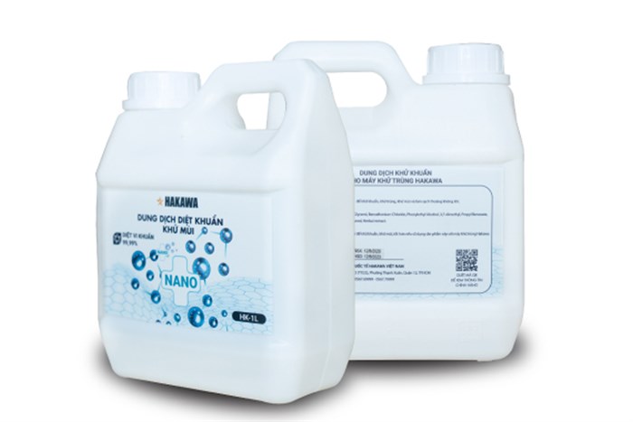 Dung dịch khử mùi diệt khuẩn 1 lít HAKAWA DD-2020KT Màu Trắng