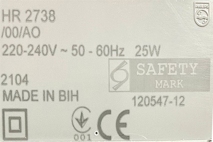 Máy vắt cam Philips 25W HR2738 Màu Trắng