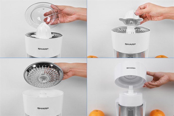 Máy vắt cam Sharp 40W EJ-J408-WH Màu Trắng