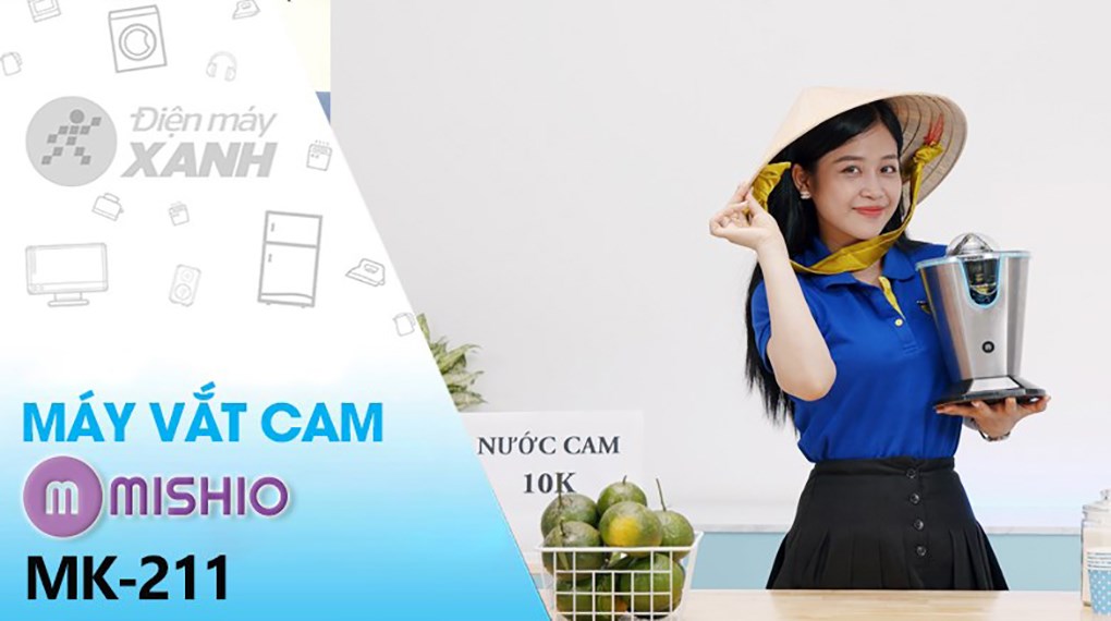 Máy vắt cam Mishio 85W MK-211