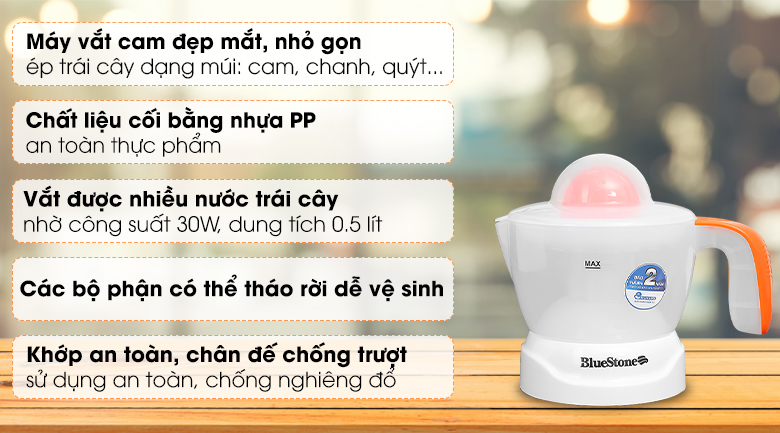 Máy vắt cam BlueStone 30W CJB-1127 - 5