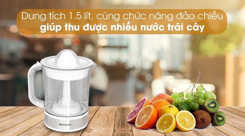 Máy vắt cam Sharp 40W EJ-J415-WH
