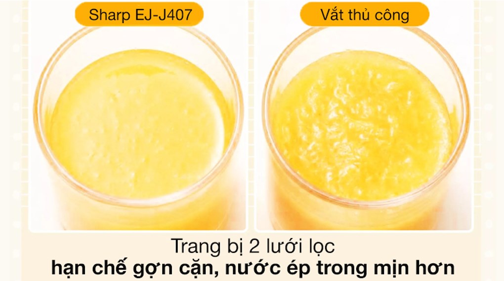 Máy vắt cam Sharp 40W EJ-J407-WH