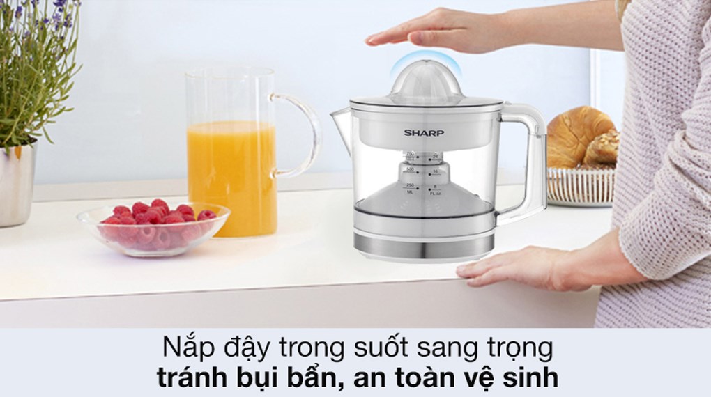 Máy vắt cam Sharp 40W EJ-J407-WH