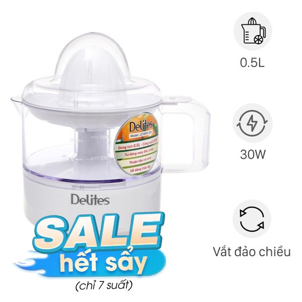 Máy vắt cam Delites 30W JC3000-GS