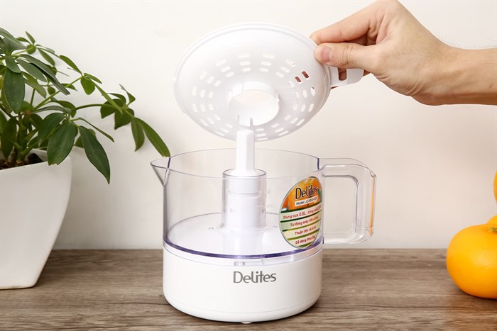 Máy vắt cam Delites 30W JC3000-GS Màu Trắng