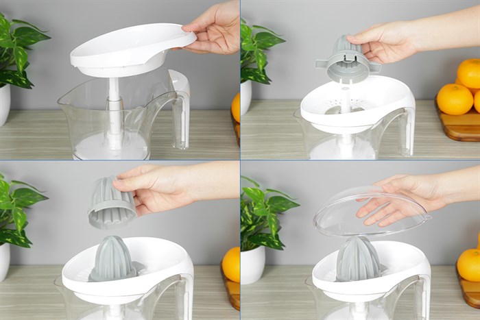 Máy vắt cam Delites 40W D-8007A Màu Trắng