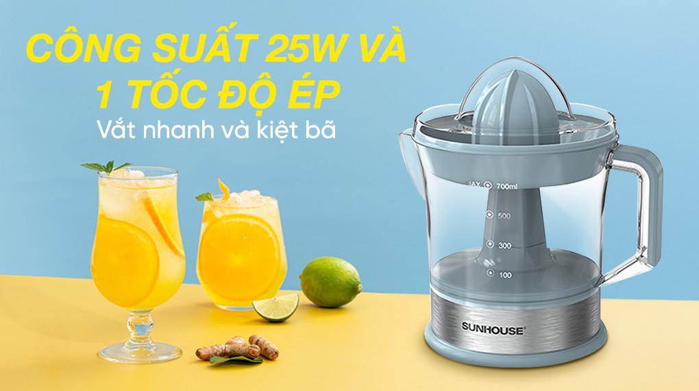 Máy vắt cam Sunhouse 25W SHD5500DMX