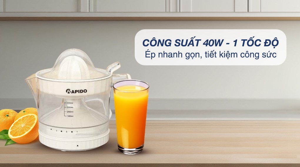 Máy vắt cam Rapido ROJ-40D