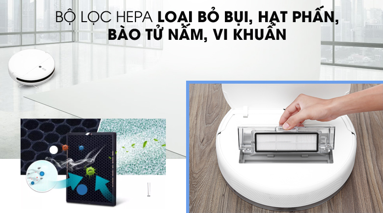 Robot hút bụi lau nhà Xiaomi Vacuum Mop SKV4093GL