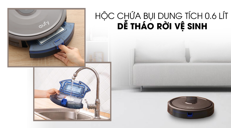 Robot hút bụi Eufy Robovac 15T - T2115 Nâu