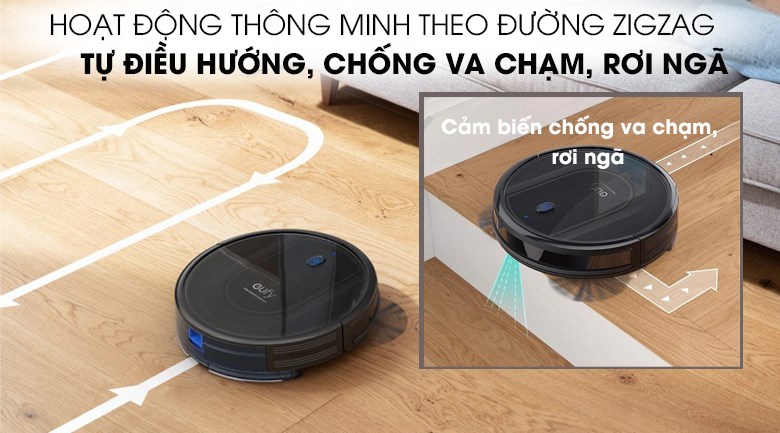 Robot hút bụi lau nhà Eufy Robovac G10 Hybrid - T2150