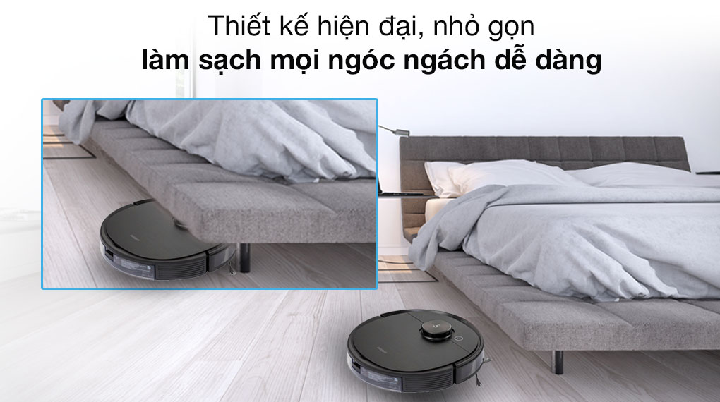 Robot hút bụi lau nhà Ecovacs Deebot Ozmo T8 AIVI